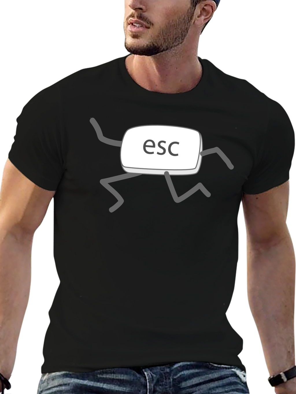 Escape Key T-Shirt - Funny Programmer Geek Tee