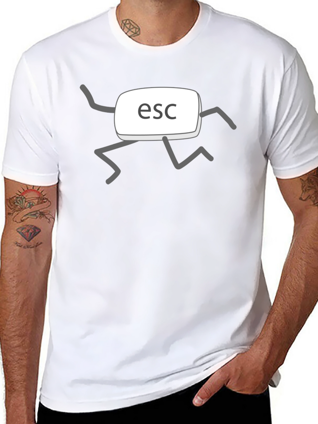 Escape Key T-Shirt - Funny Programmer Geek Tee