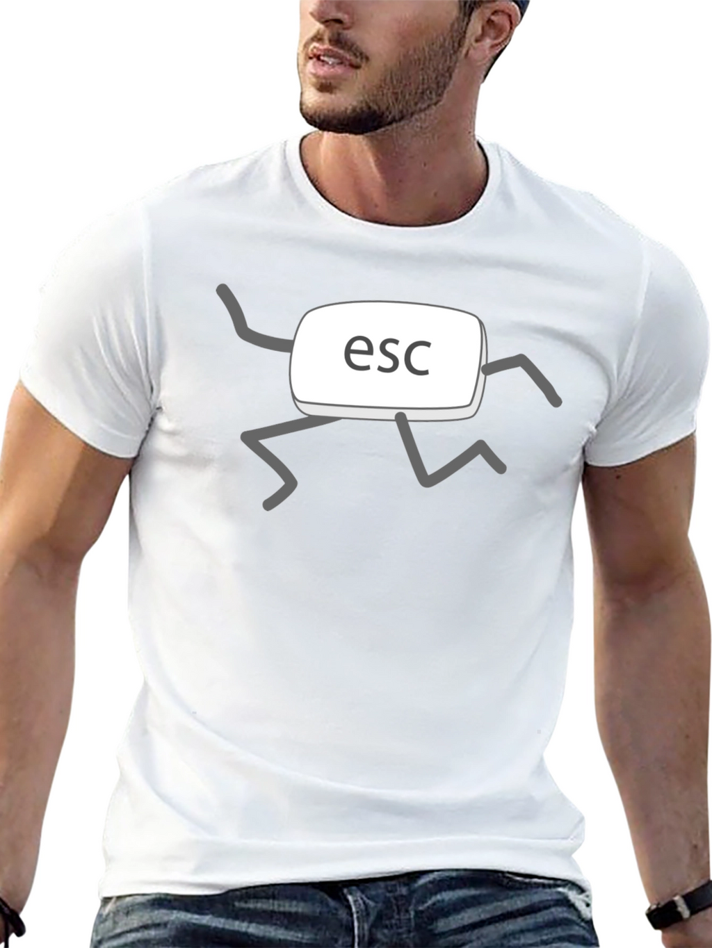 Escape Key T-Shirt - Funny Programmer Geek Tee