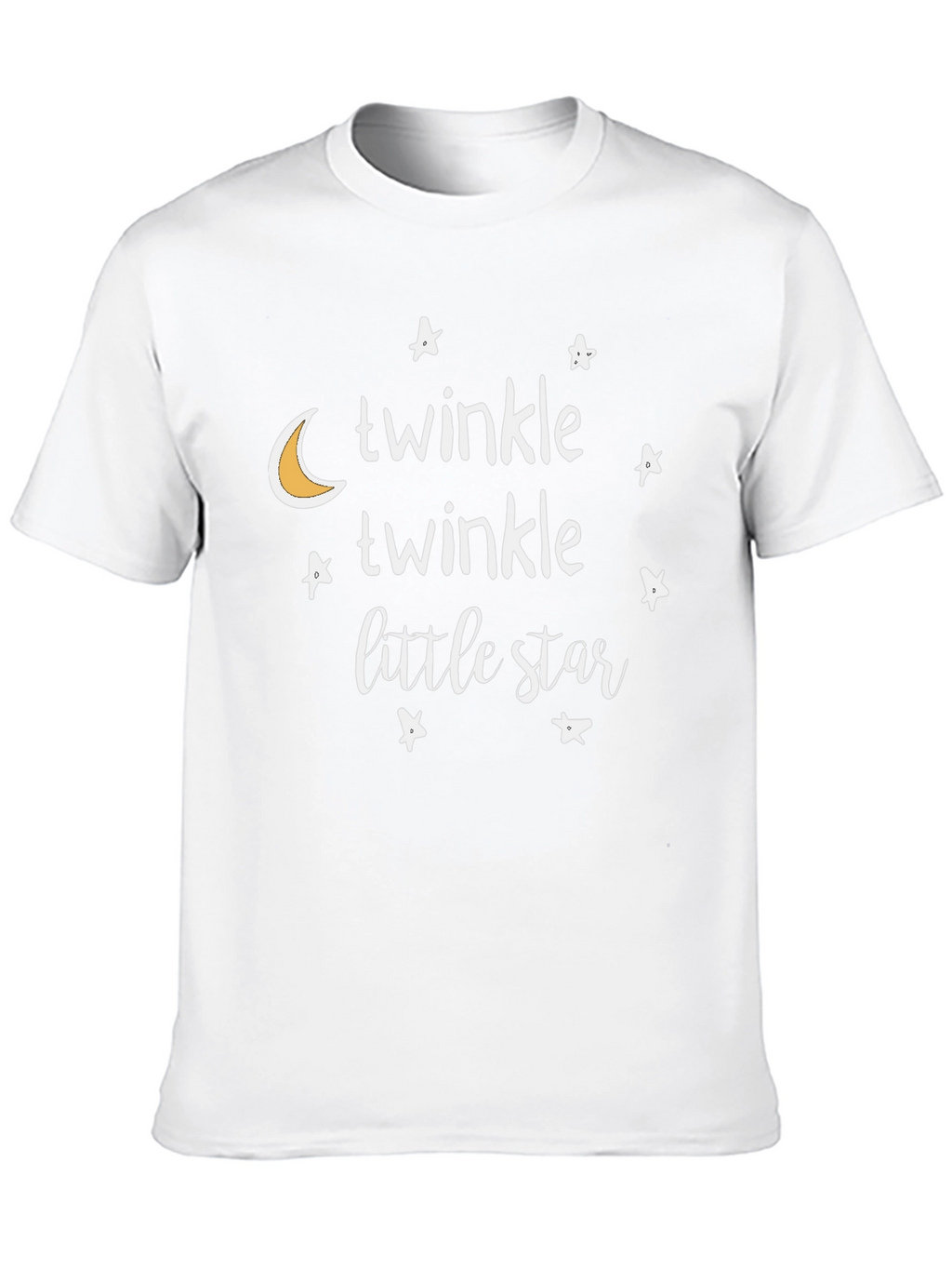 Twinkle Star Graphic Tee - Black Cotton Blend