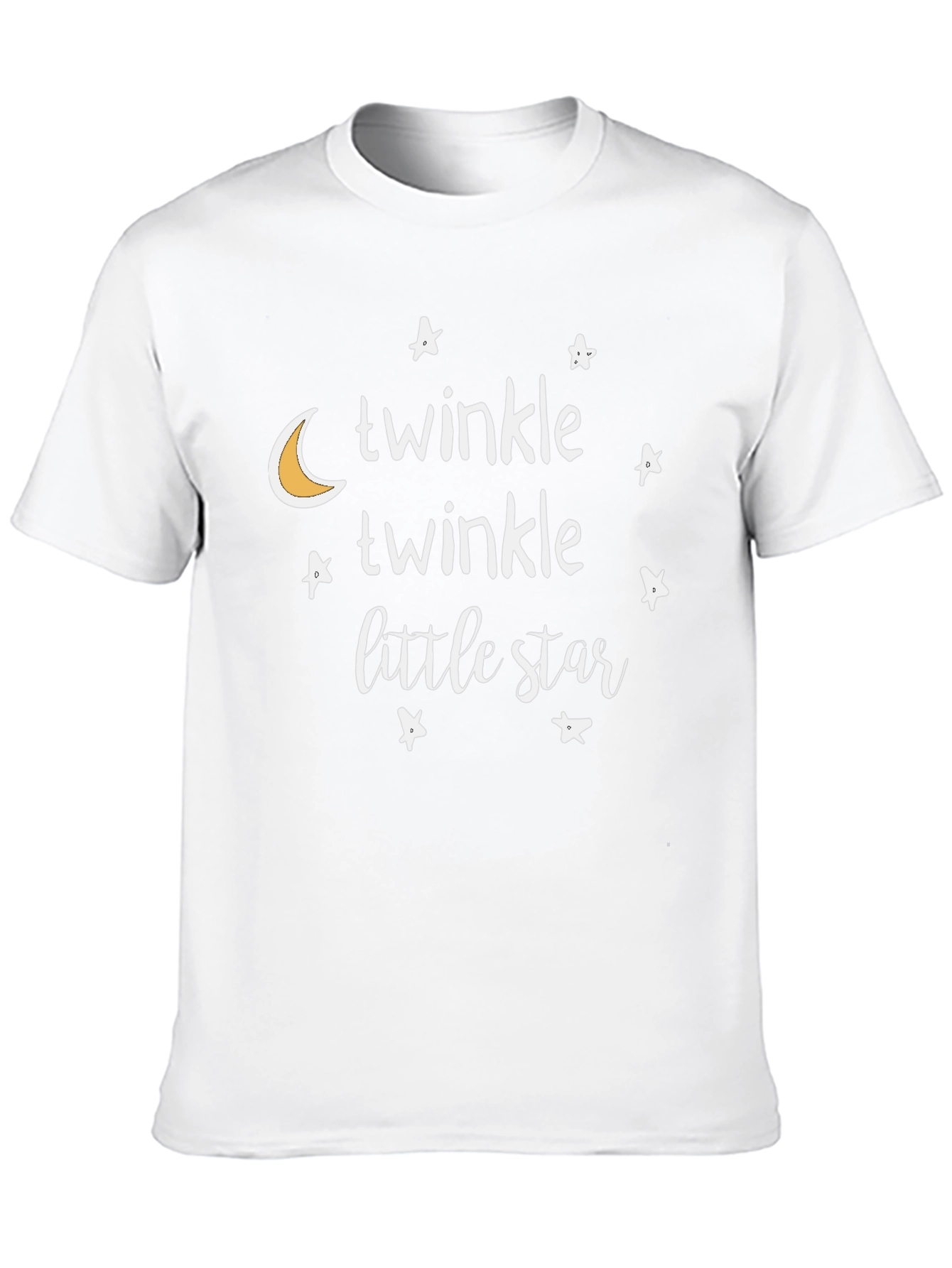 Twinkle Star Graphic Tee - Black Cotton Blend