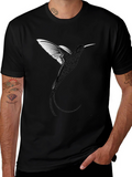 Hummingbird Graphic Tee - Mens Black T-Shirt