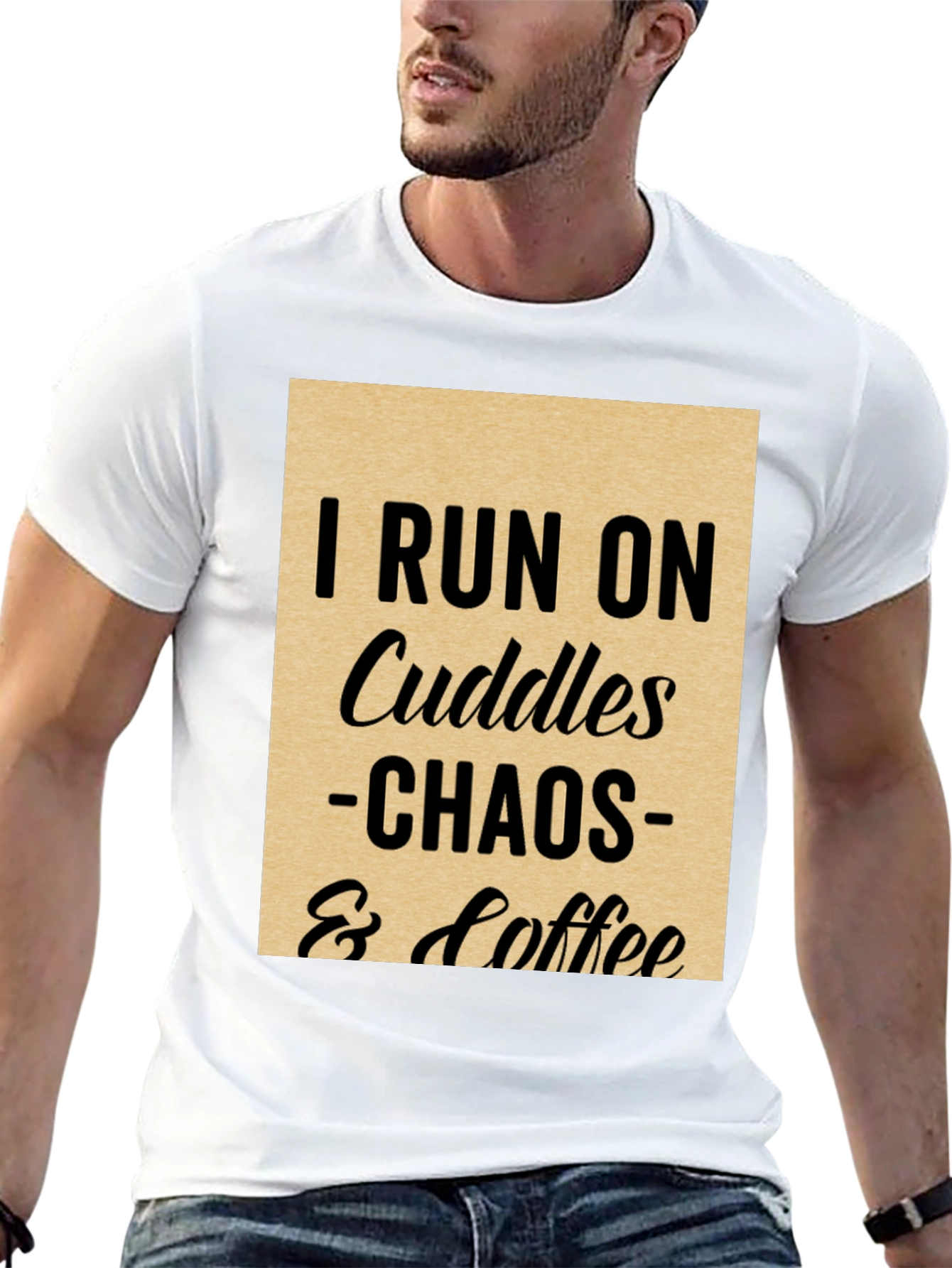 I Run on Cuddles Chaos & Coffee T-Shirt