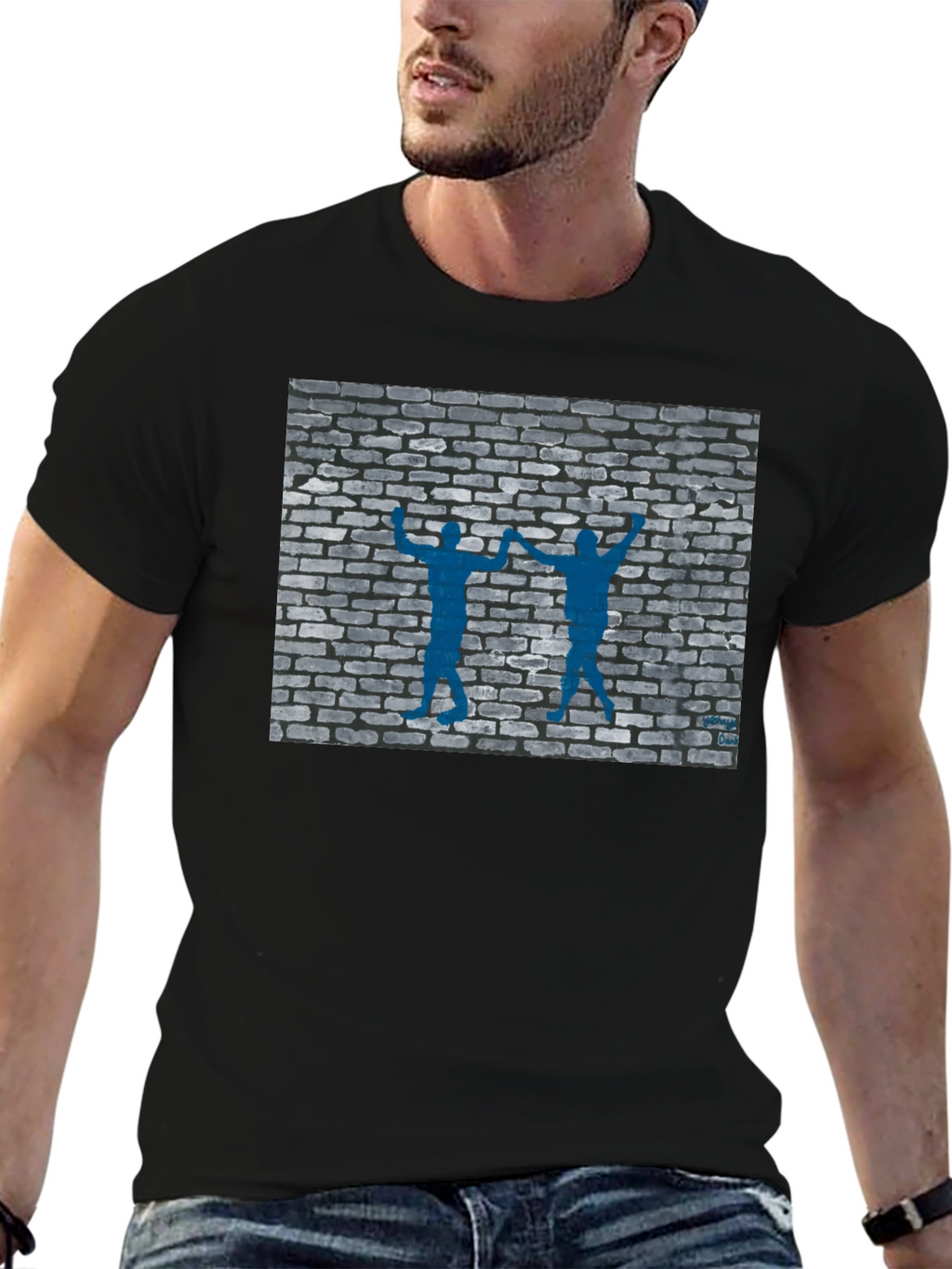 Brick Wall Huggers Graphic Tee