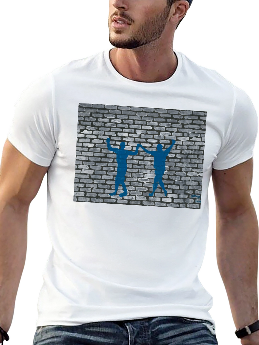 Brick Wall Huggers Graphic Tee