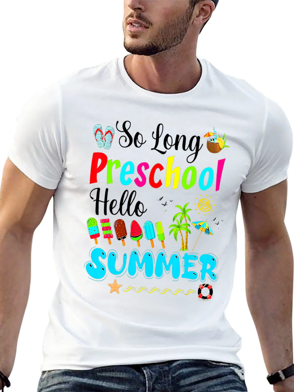So Long Preschool Hello Summer T-Shirt