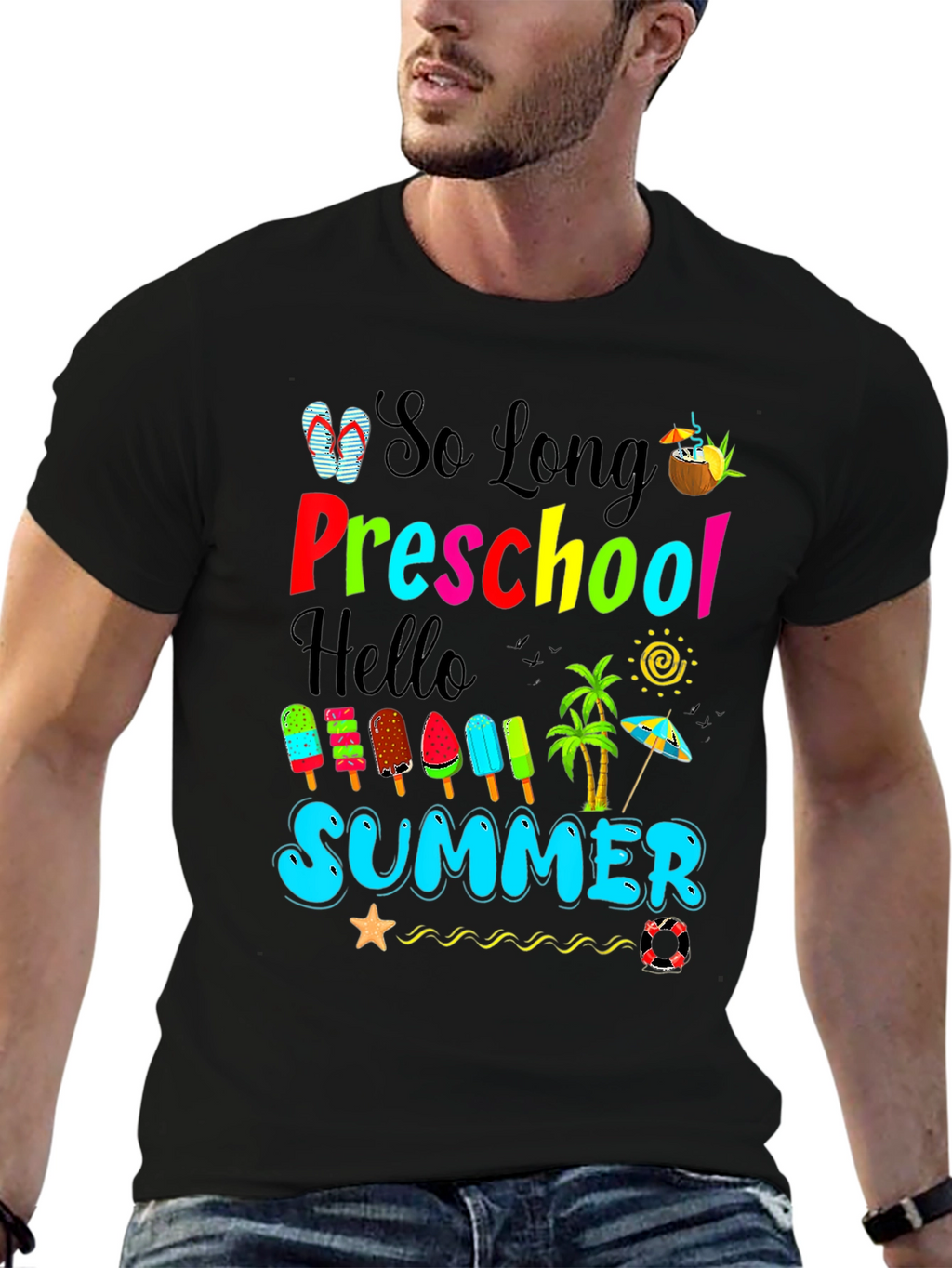 So Long Preschool Hello Summer T-Shirt