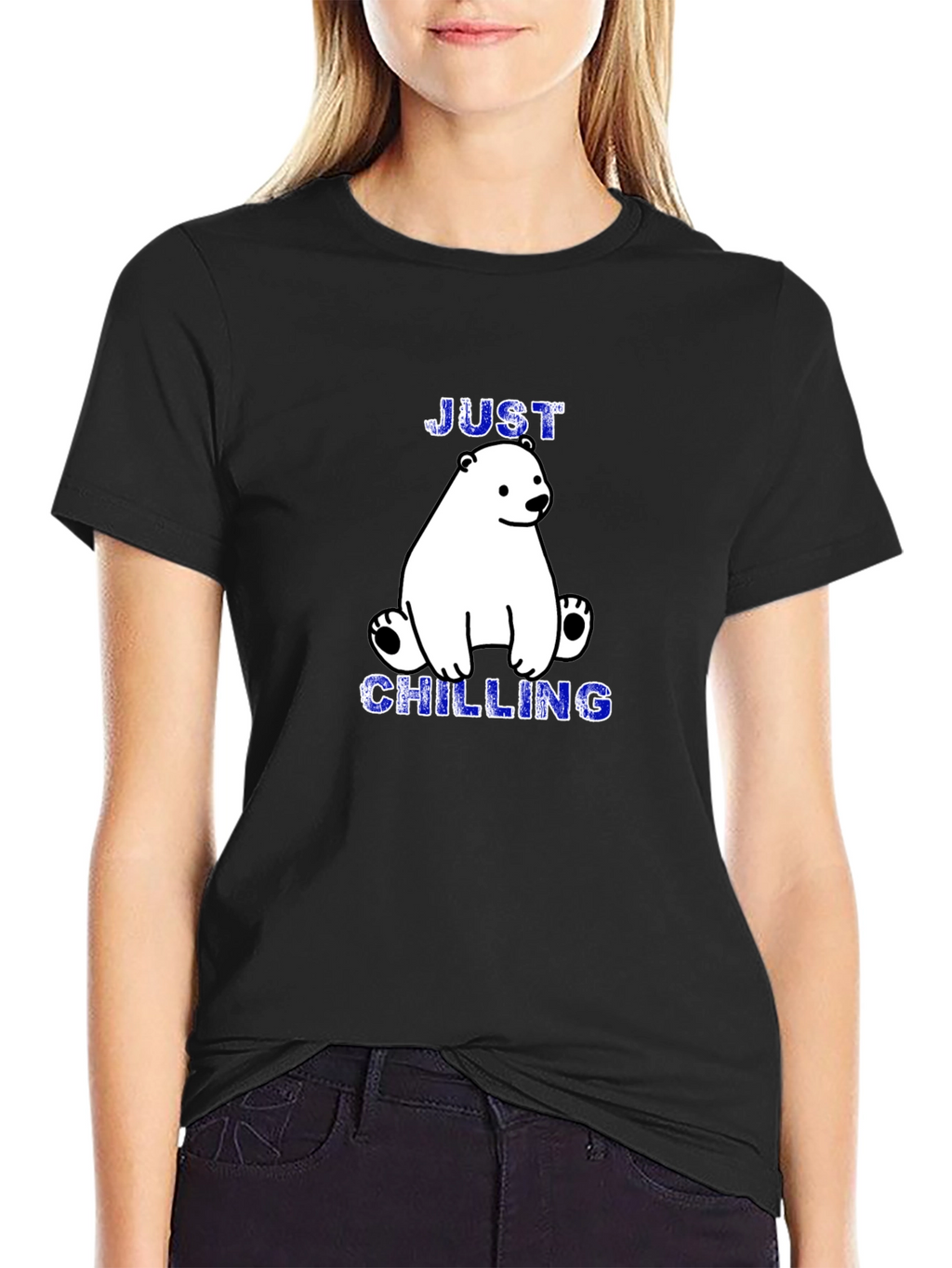 Just Chilling Polar Bear Graphic Tee