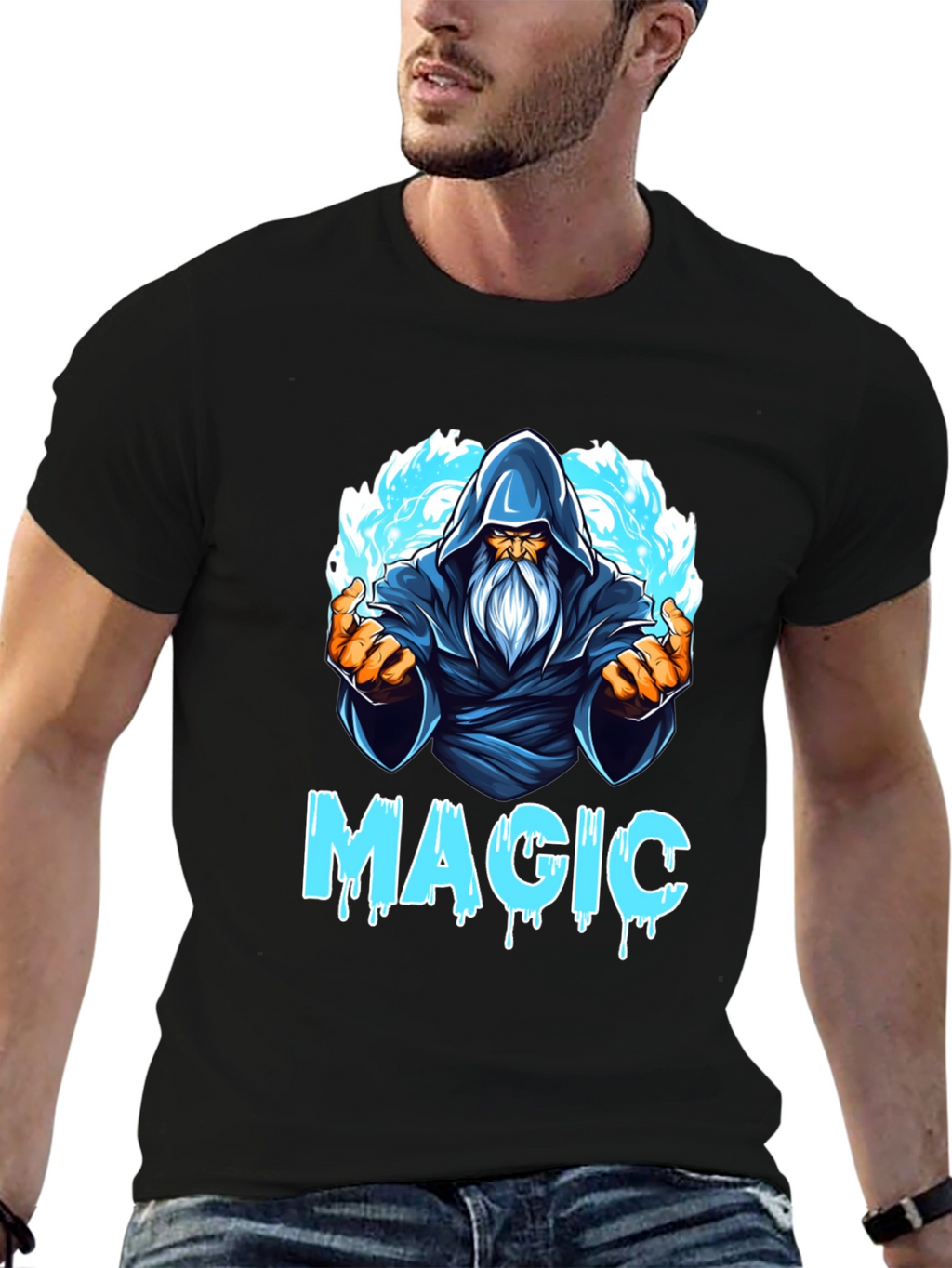 Magic Wizard Graphic T-Shirt