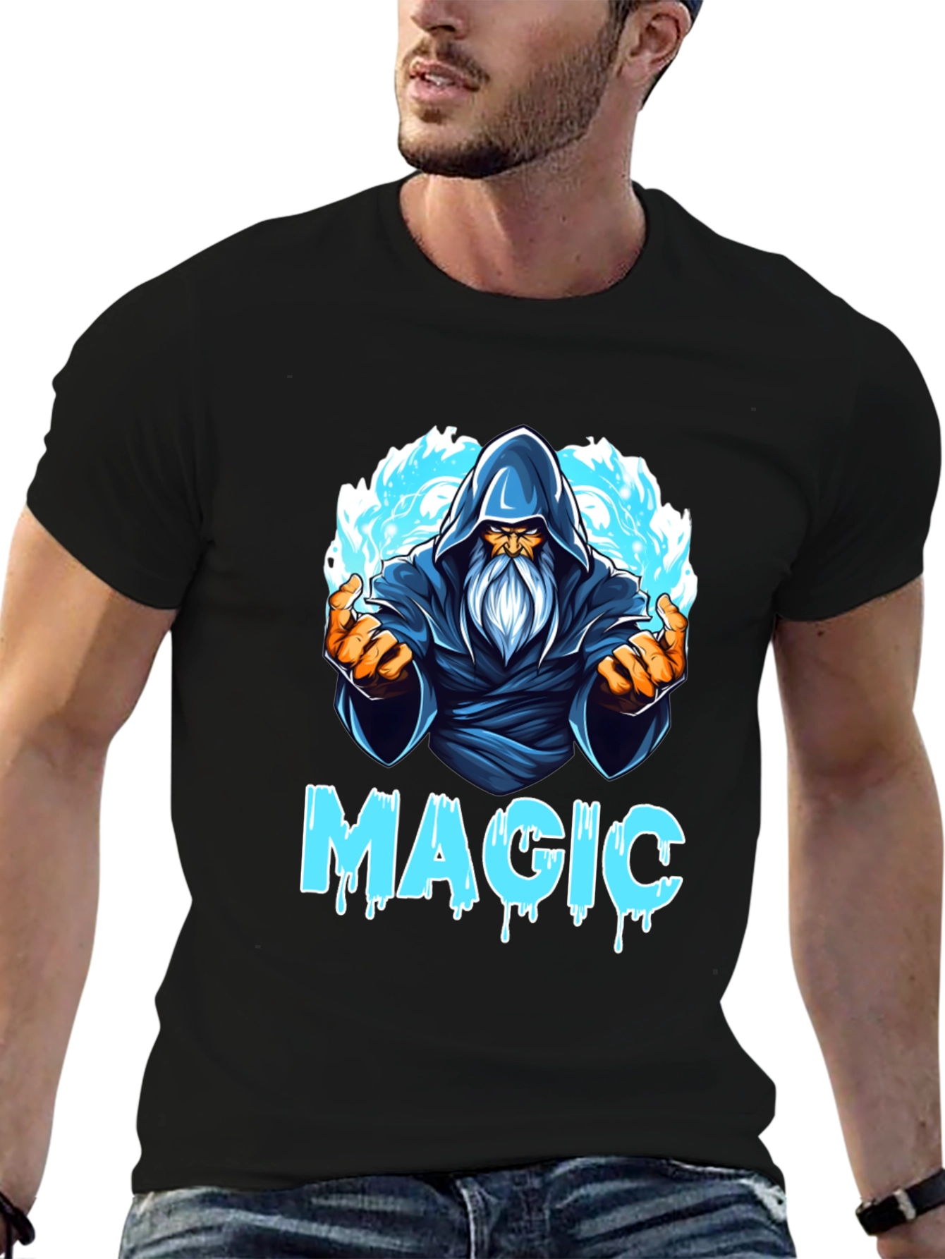 Magic Wizard Graphic T-Shirt