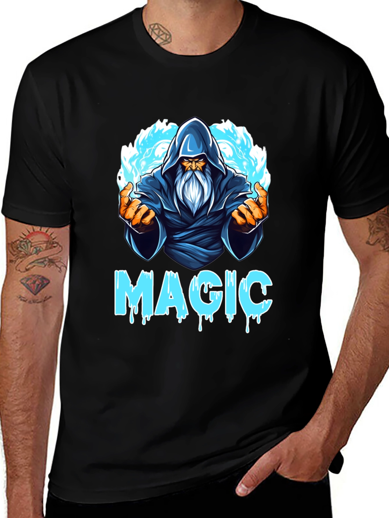 Magic Wizard Graphic T-Shirt