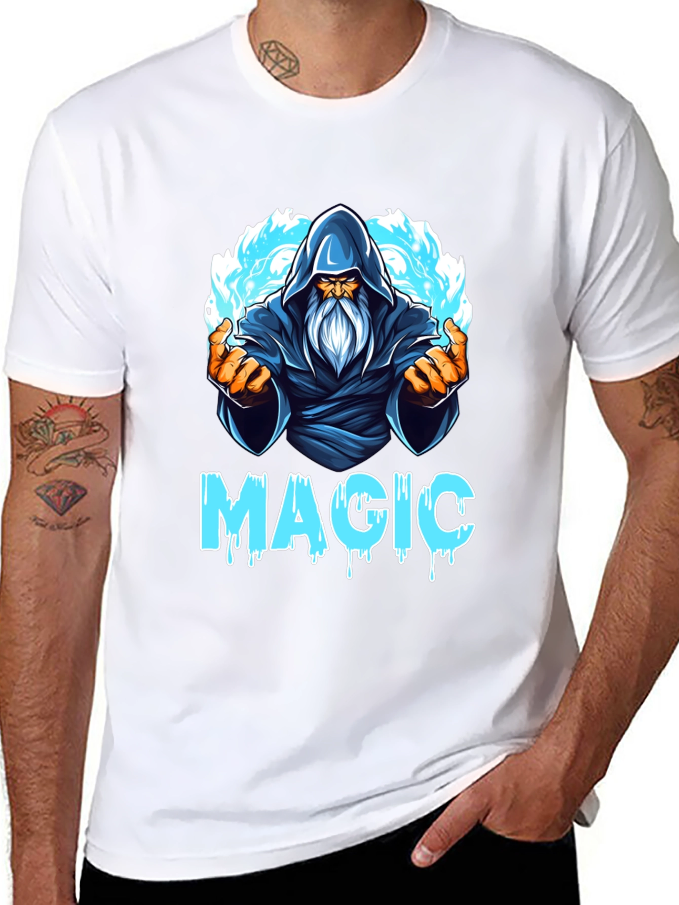 Magic Wizard Graphic T-Shirt