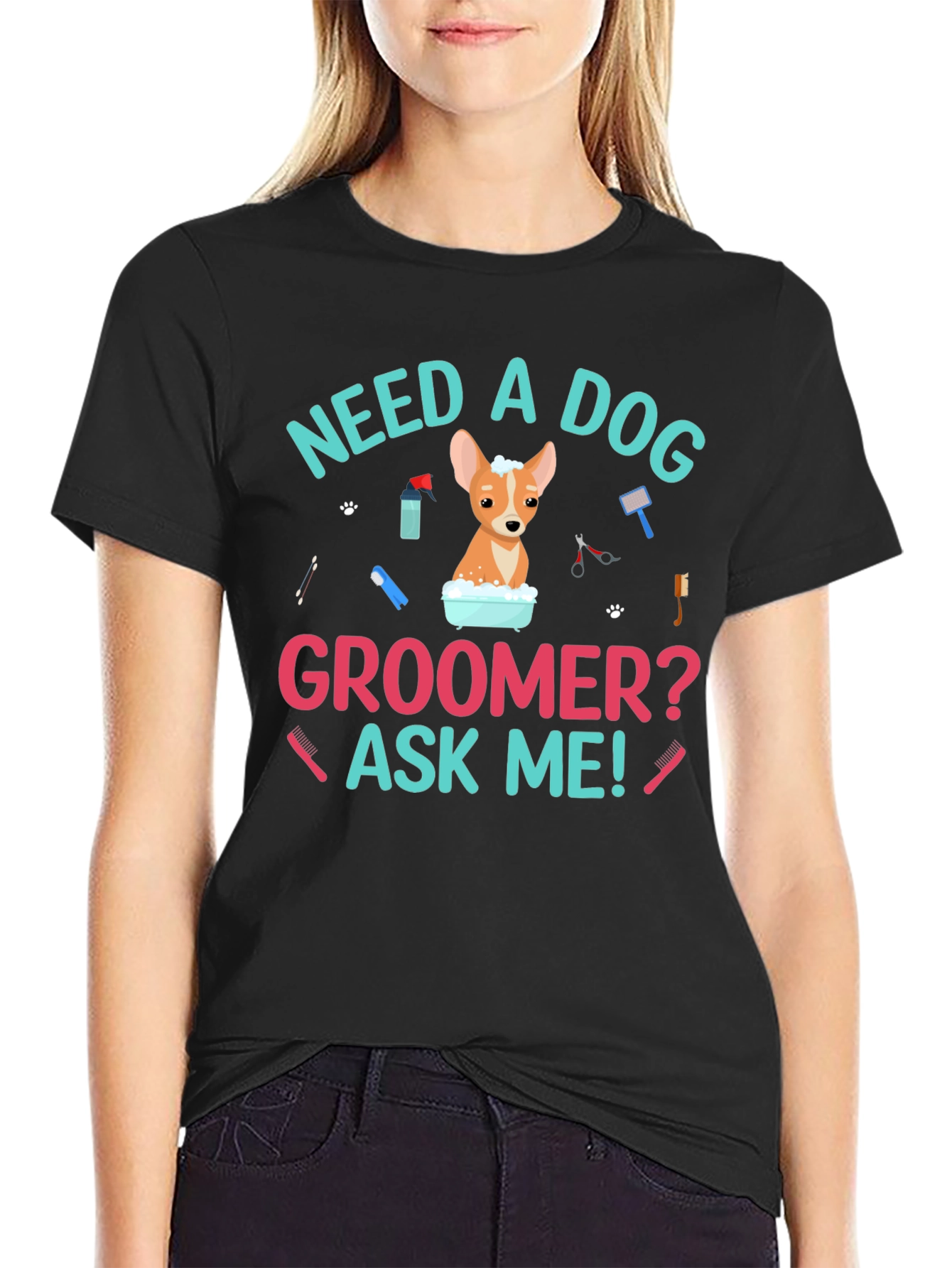 Need A Dog Groomer? Funny Dog T-Shirt