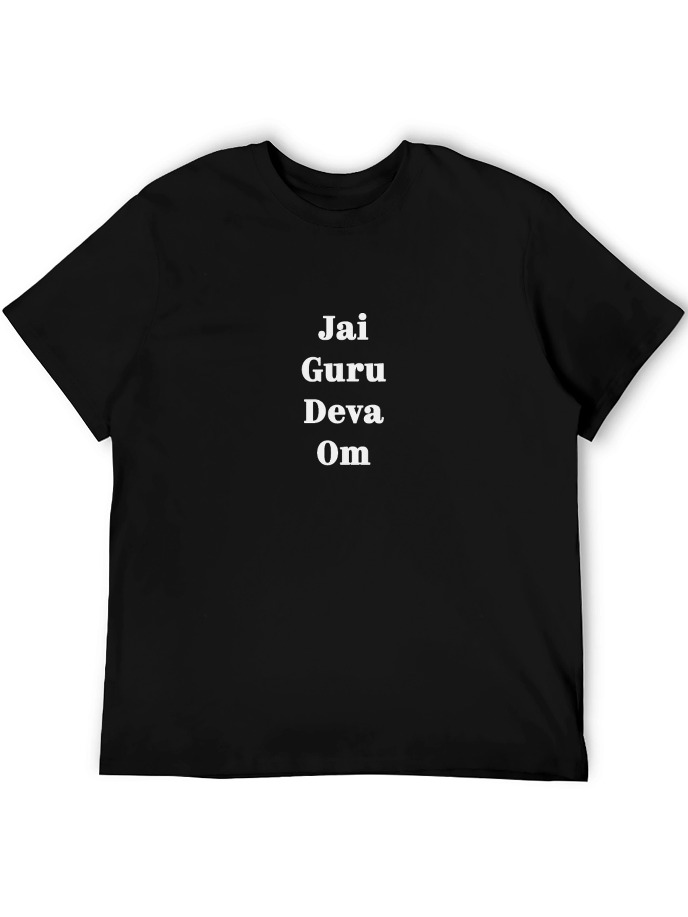 Jai Guru Deva Om Black T-Shirt