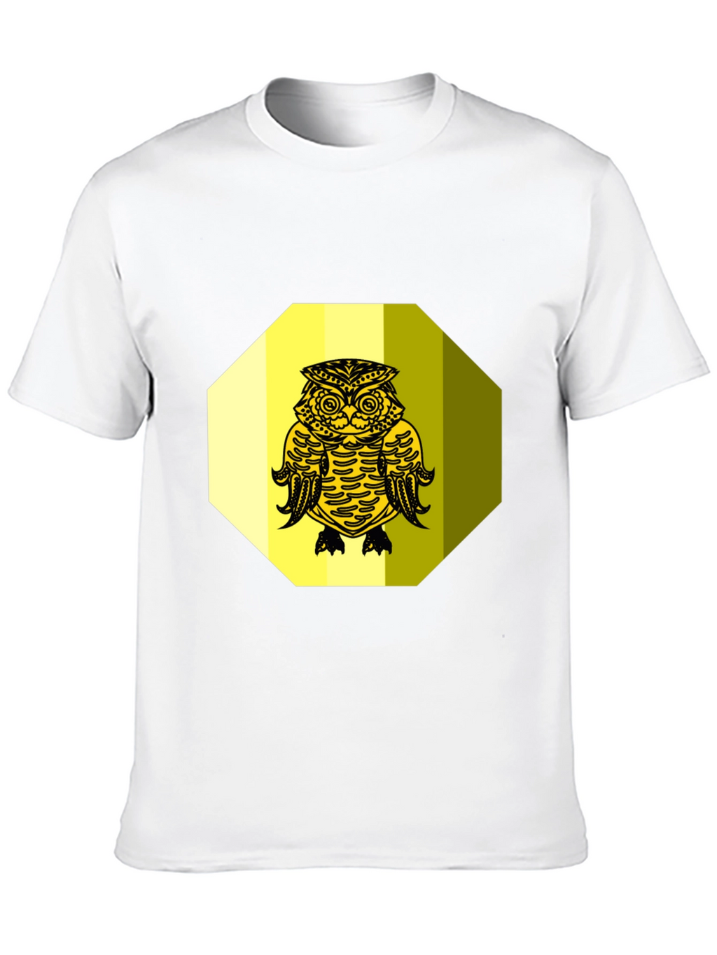 Owl Graphic Tee - Black Cotton Blend