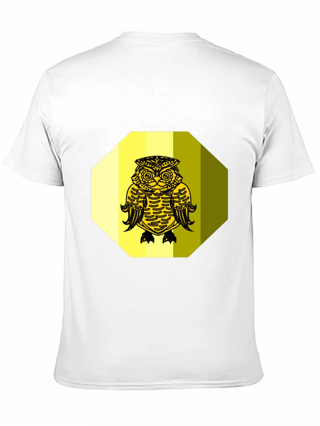 Owl Graphic Tee - Black Cotton Blend