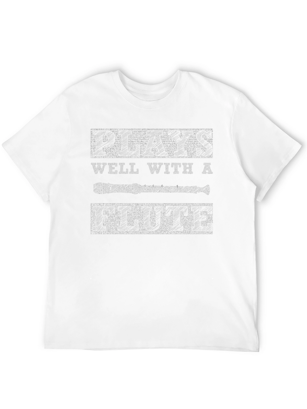 Plays Well With A Flute Graphic Tee