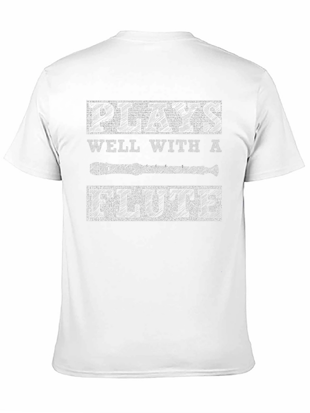 Plays Well With A Flute Graphic Tee