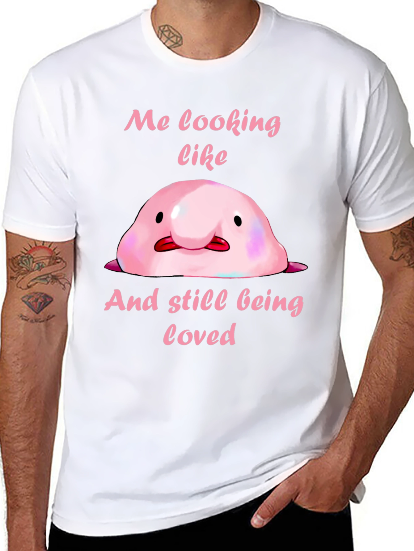 Blobfish Graphic T-Shirt - Funny & Loved