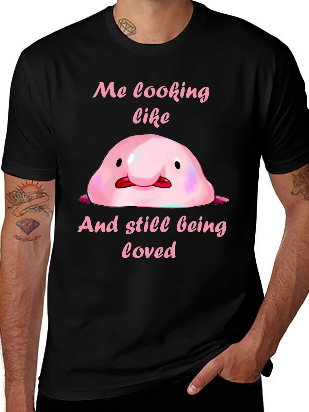Blobfish Graphic T-Shirt - Funny & Loved