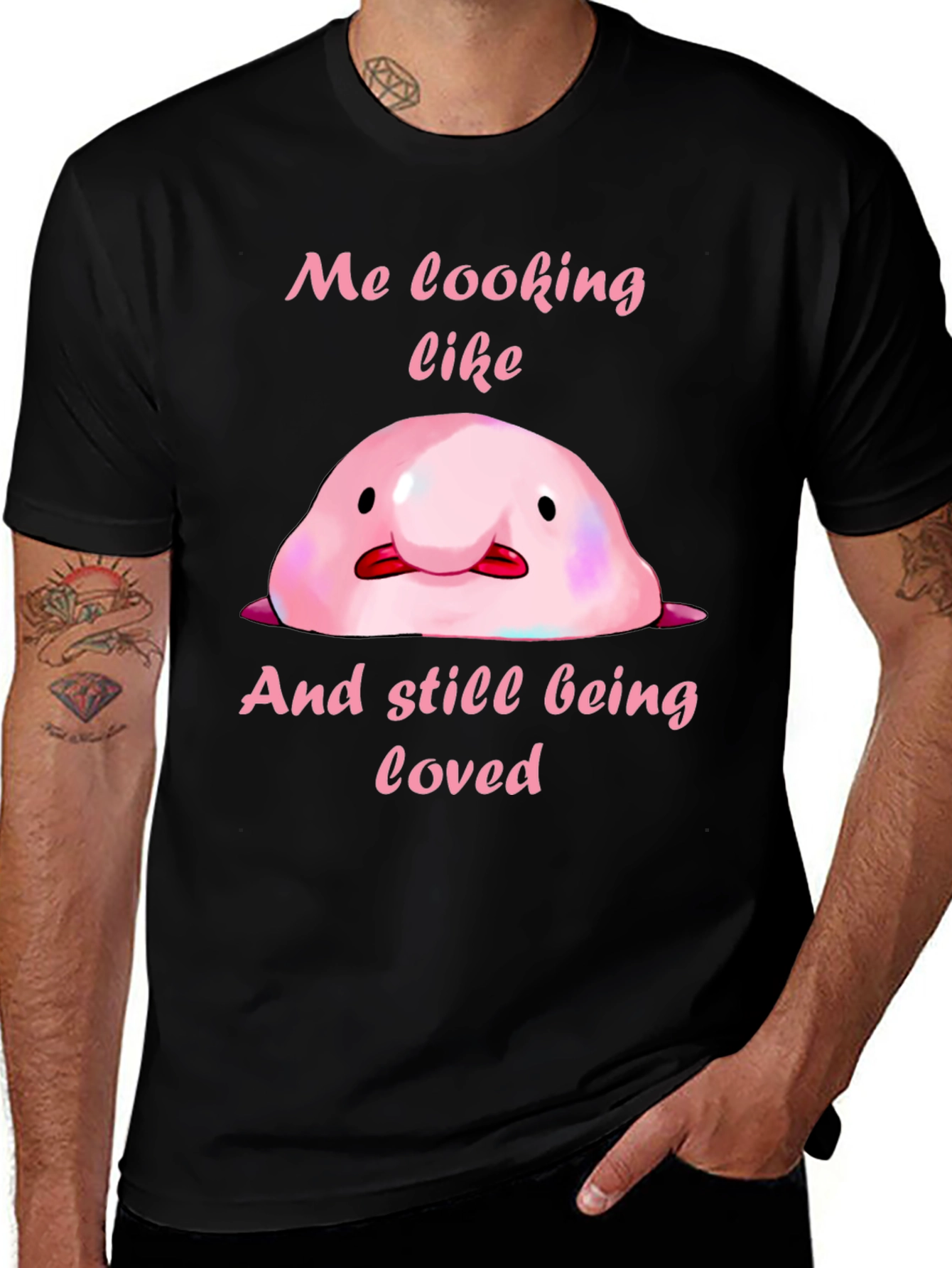 Blobfish Graphic T-Shirt - Funny & Loved