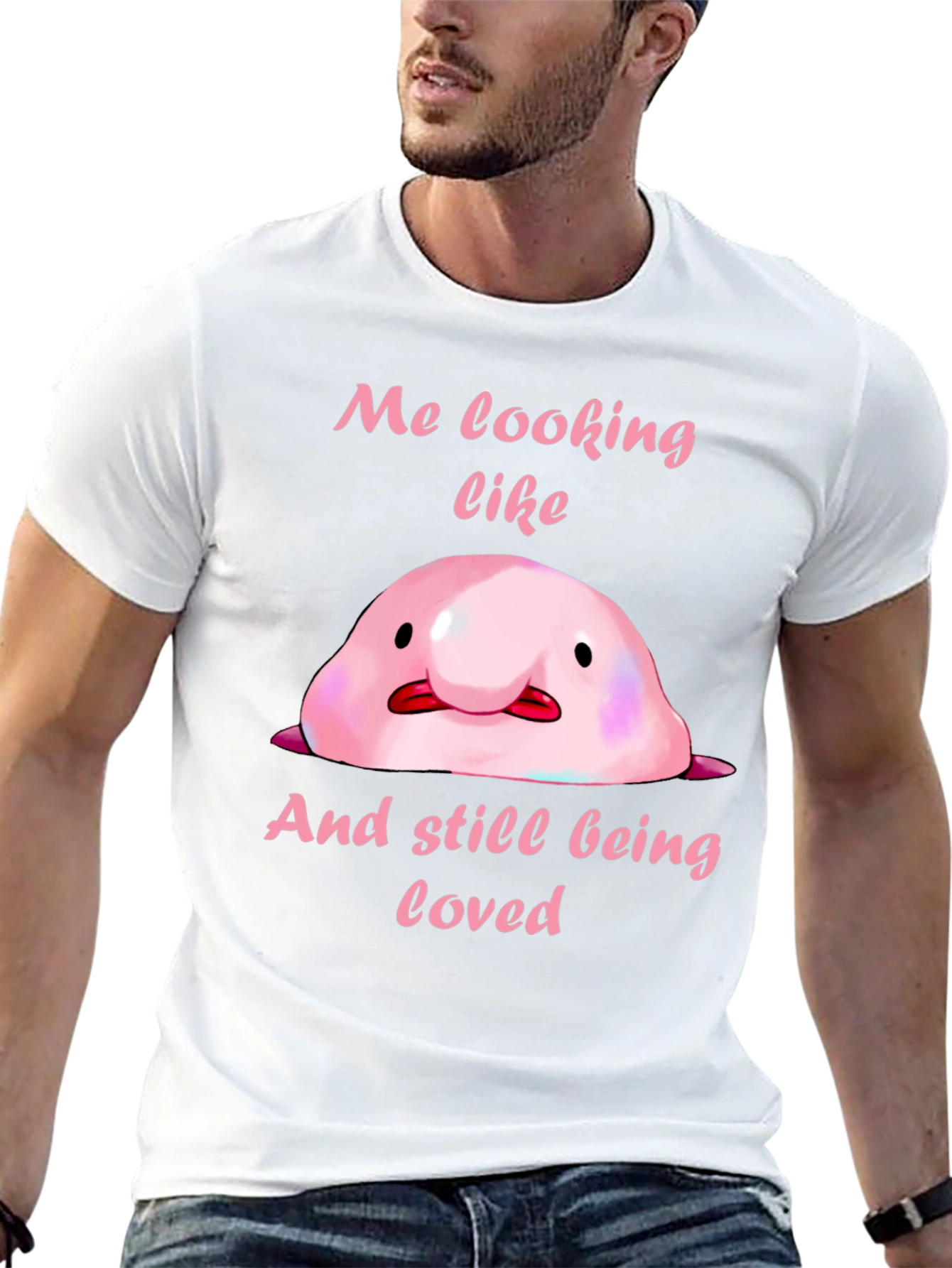 Blobfish Graphic T-Shirt - Funny & Loved