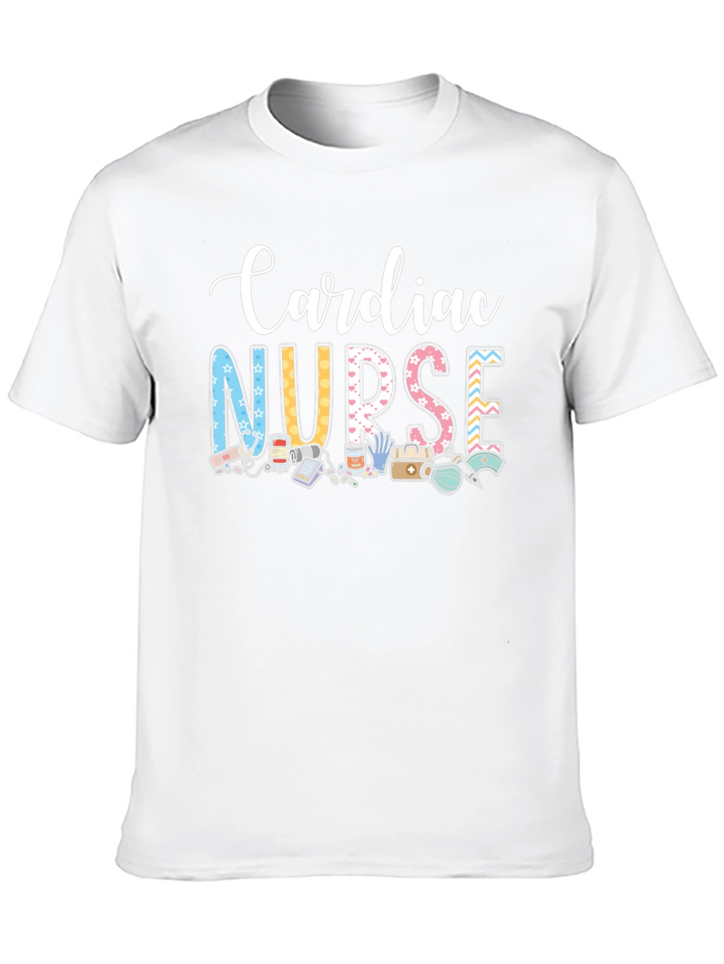 Cardiac Nurse Graphic T-Shirt - RN Medical Apparel