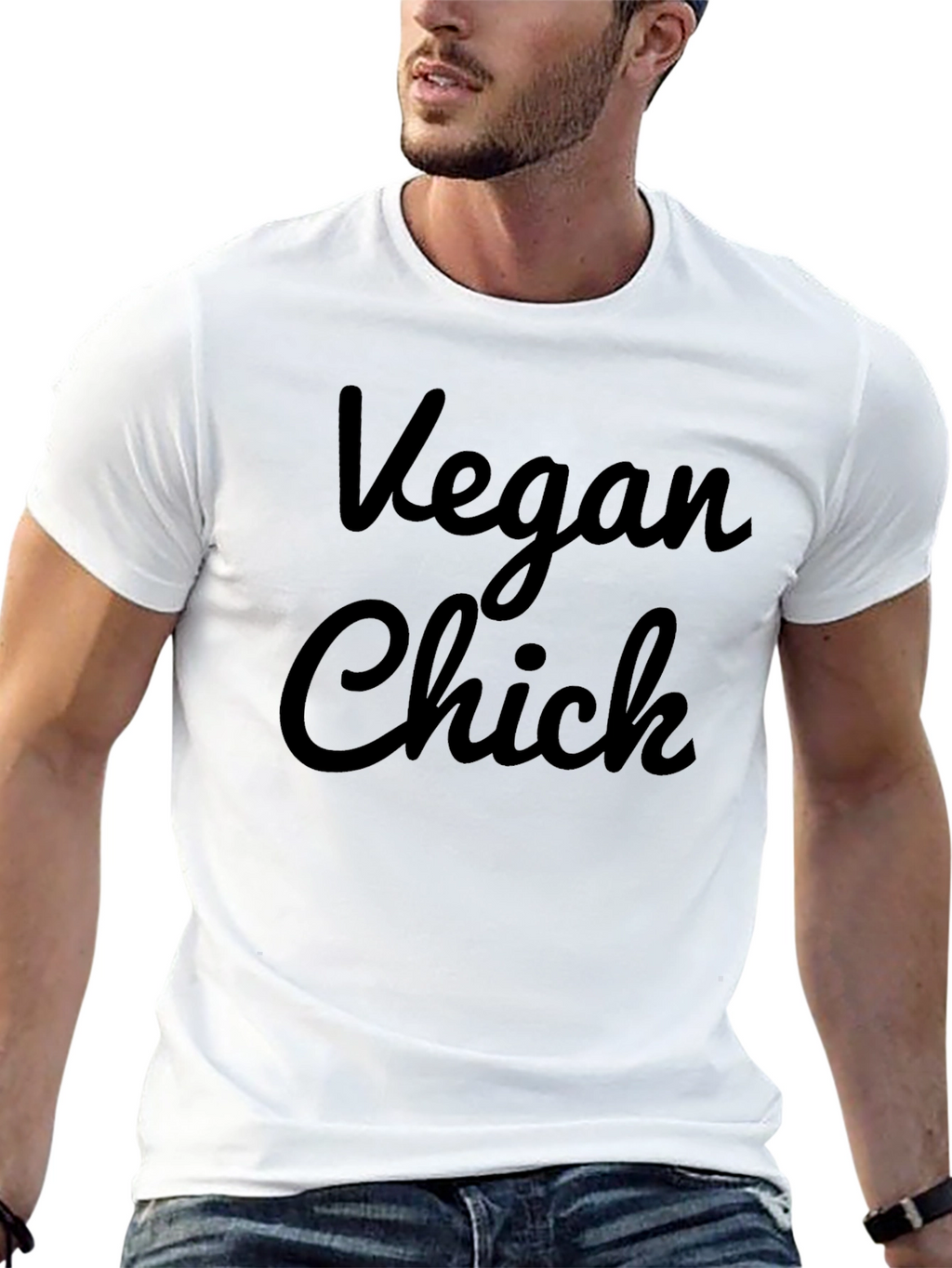 Vegan Chick Black T-Shirt