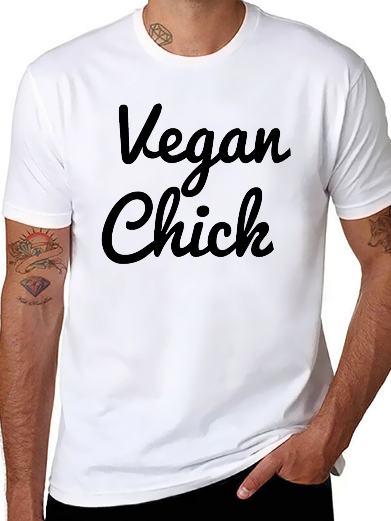 Vegan Chick Black T-Shirt