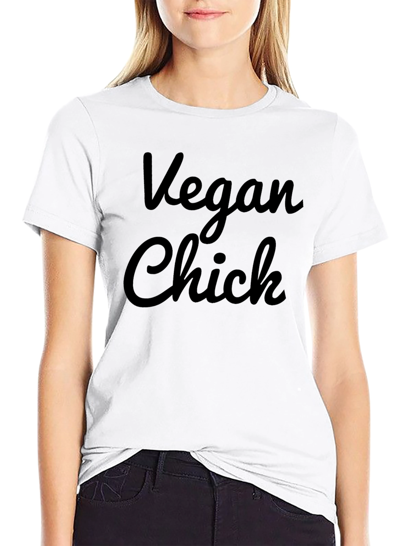 Vegan Chick Black T-Shirt