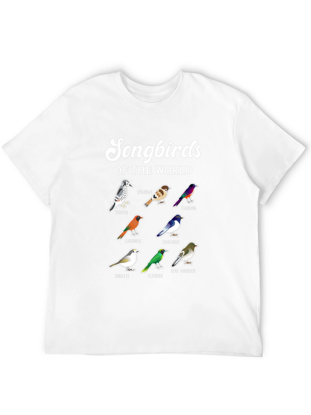 Songbirds of the World Graphic T-Shirt