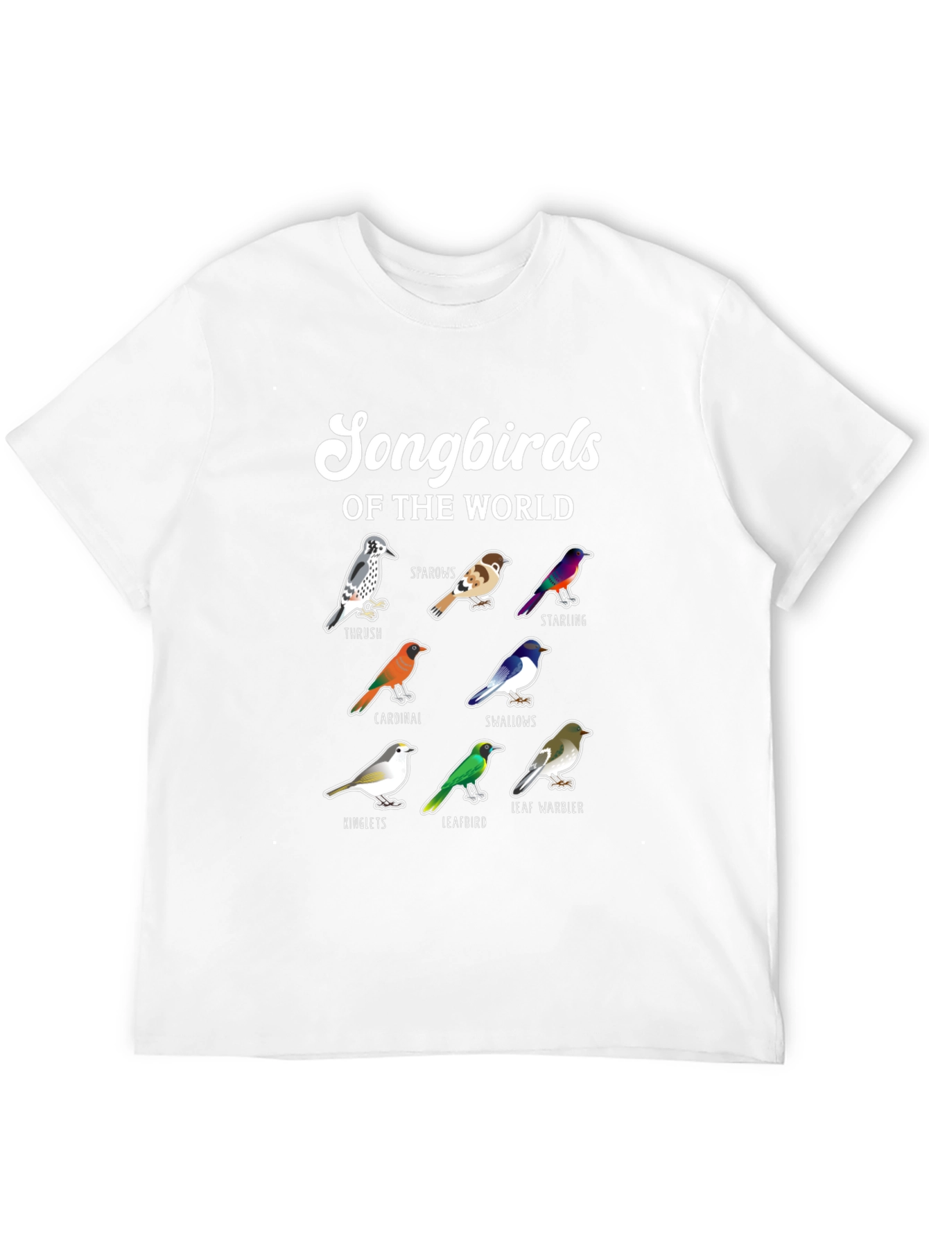 Songbirds of the World Graphic T-Shirt