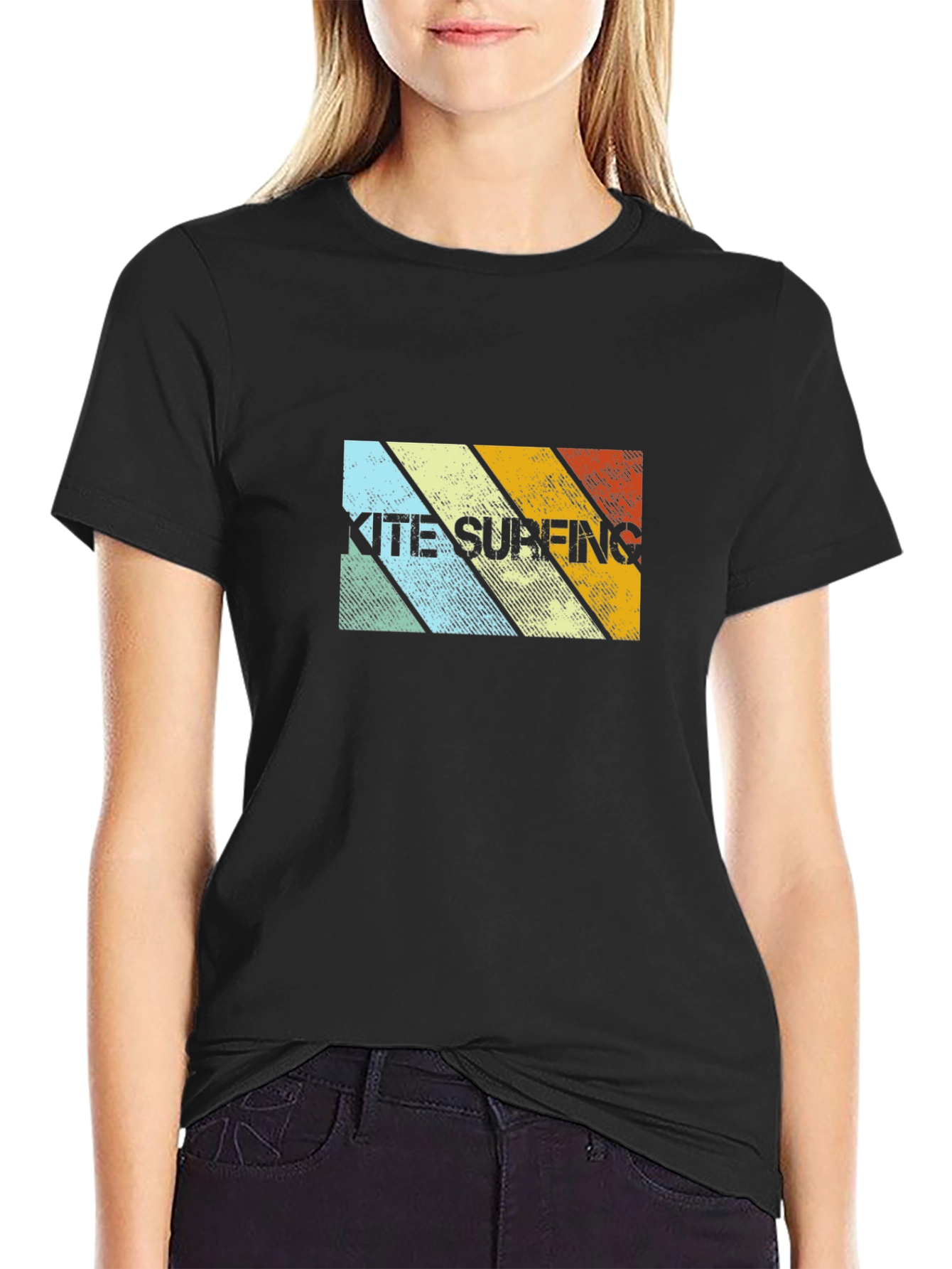 Retro Kitesurfing Graphic Tee - Cool Watersport Design
