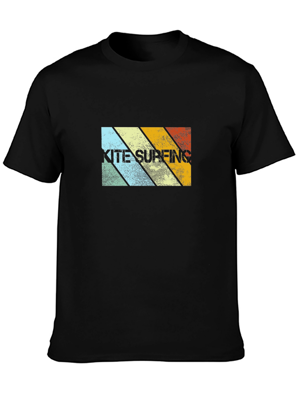 Retro Kitesurfing Graphic Tee - Cool Watersport Design
