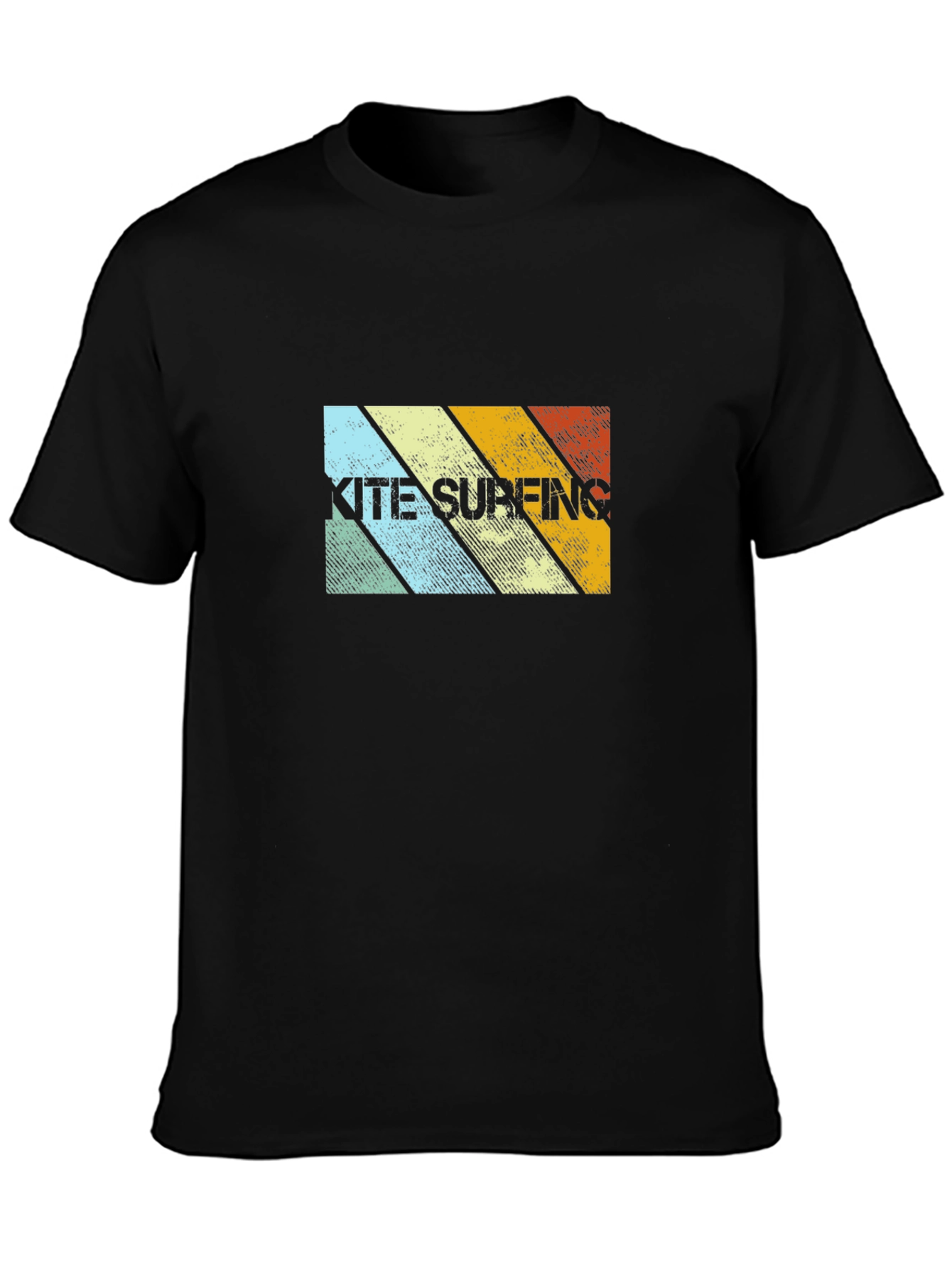 Retro Kitesurfing Graphic Tee - Cool Watersport Design