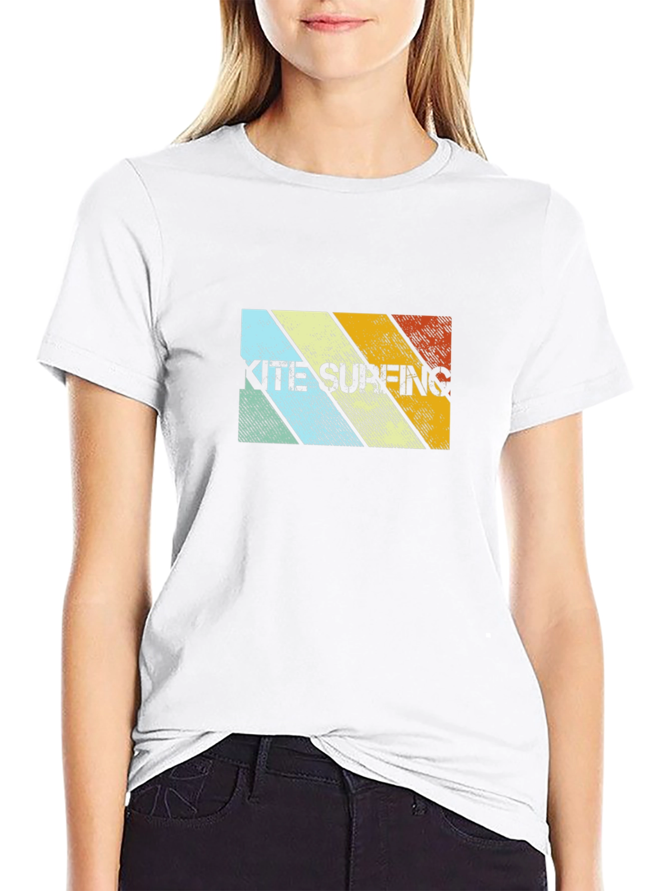 Retro Kitesurfing Graphic Tee - Cool Watersport Design
