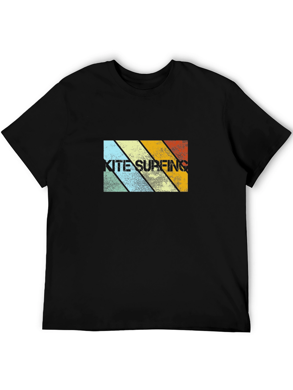 Retro Kitesurfing Graphic Tee - Cool Watersport Design