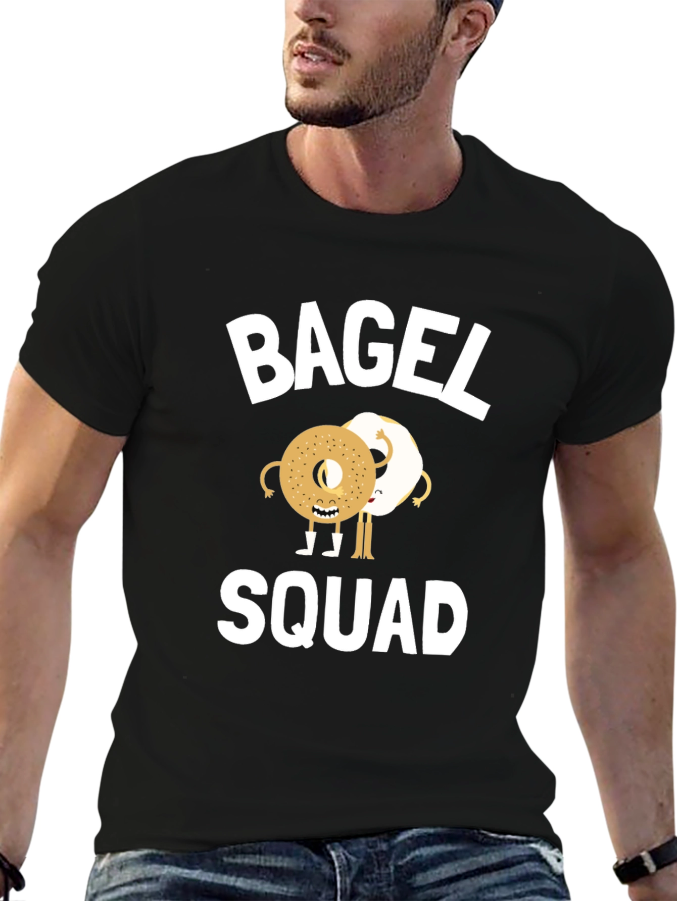 Bagel Squad Graphic Tee - Funny Foodie T-Shirt