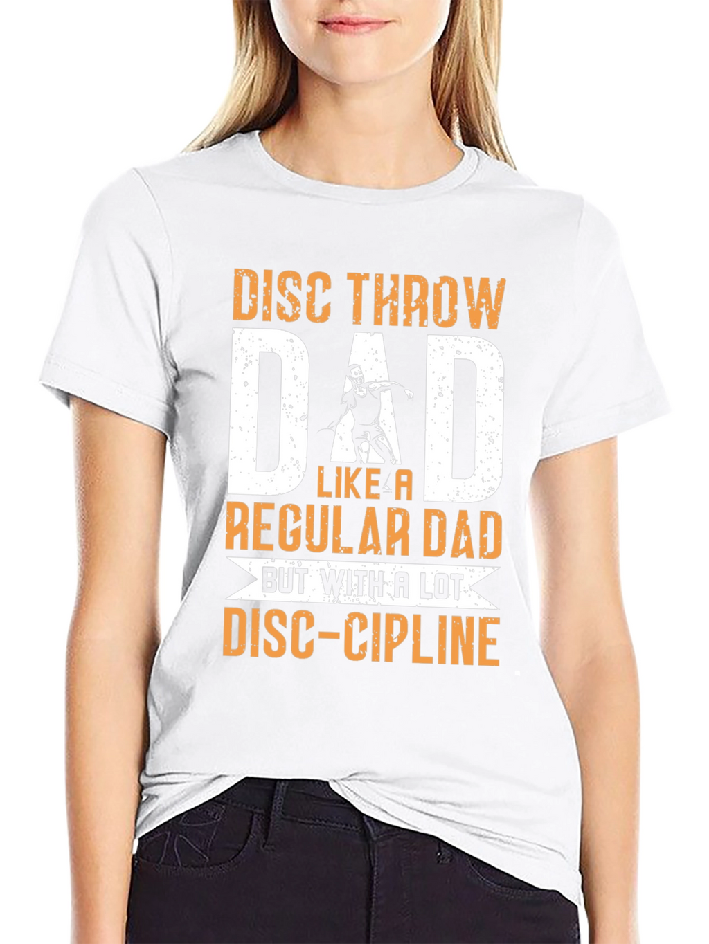 Disc Throw Dad T-Shirt - Funny Fathers Day Gift