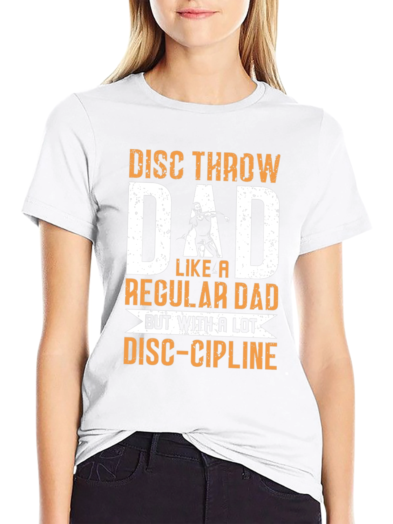 Disc Throw Dad T-Shirt - Funny Fathers Day Gift