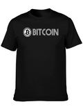Bitcoin Logo Graphic T-Shirt - Crypto Currency Tee