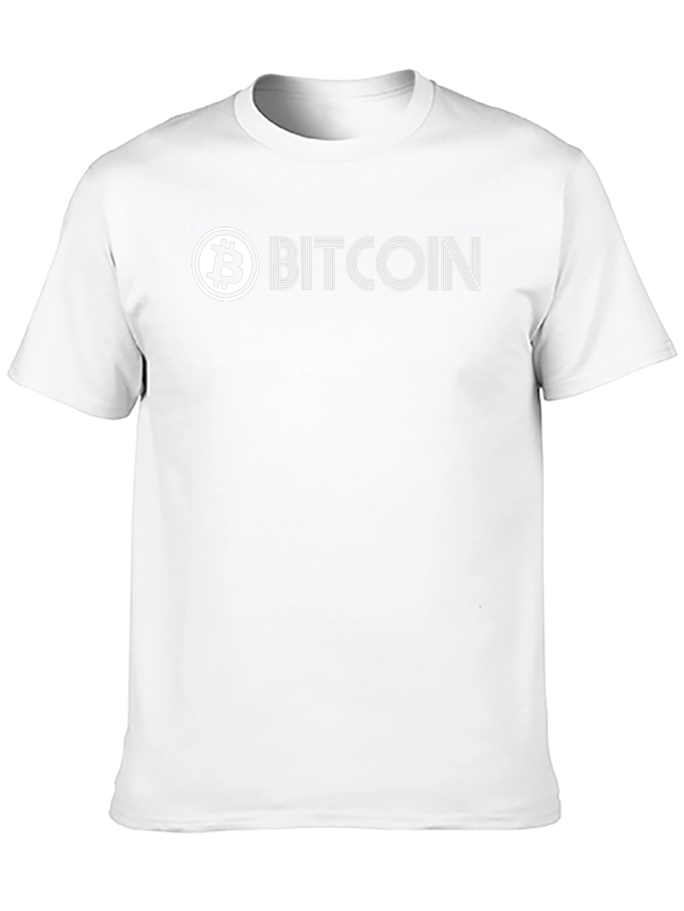 Bitcoin Logo Graphic T-Shirt - Crypto Currency Tee