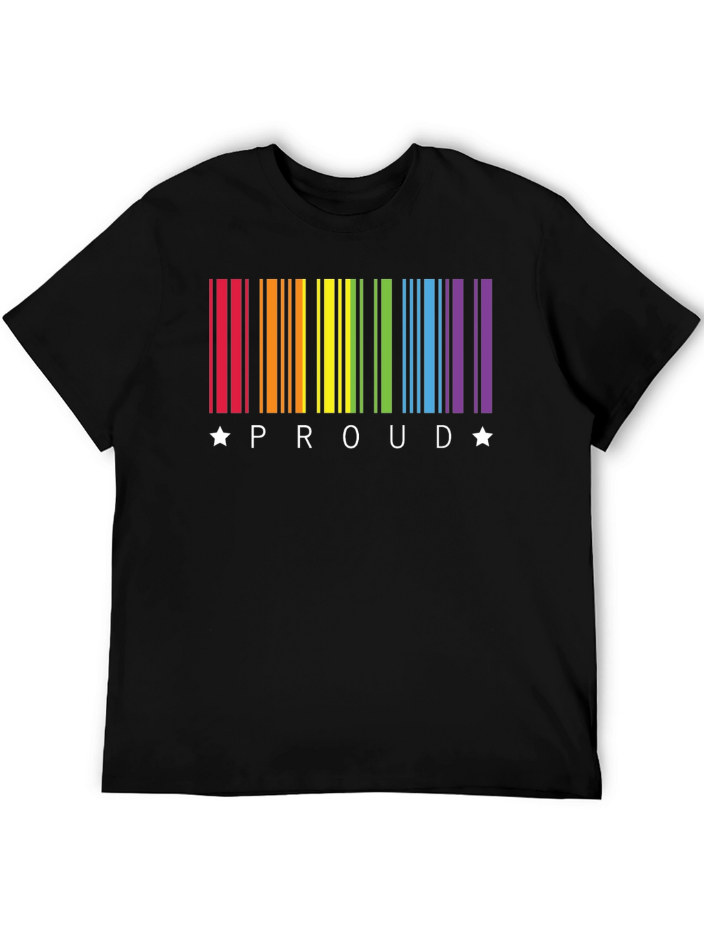 Pride Rainbow Barcode T-Shirt