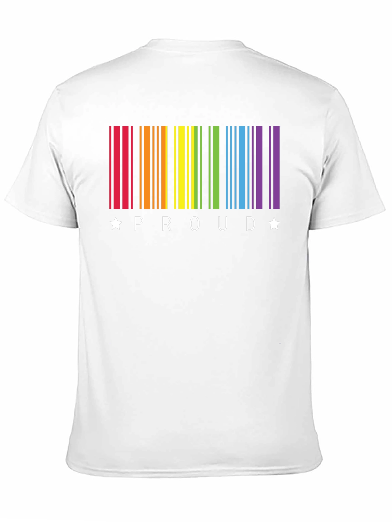 Pride Rainbow Barcode T-Shirt