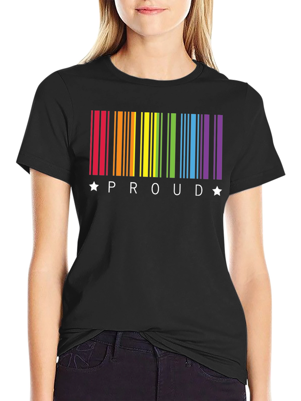 Pride Rainbow Barcode T-Shirt