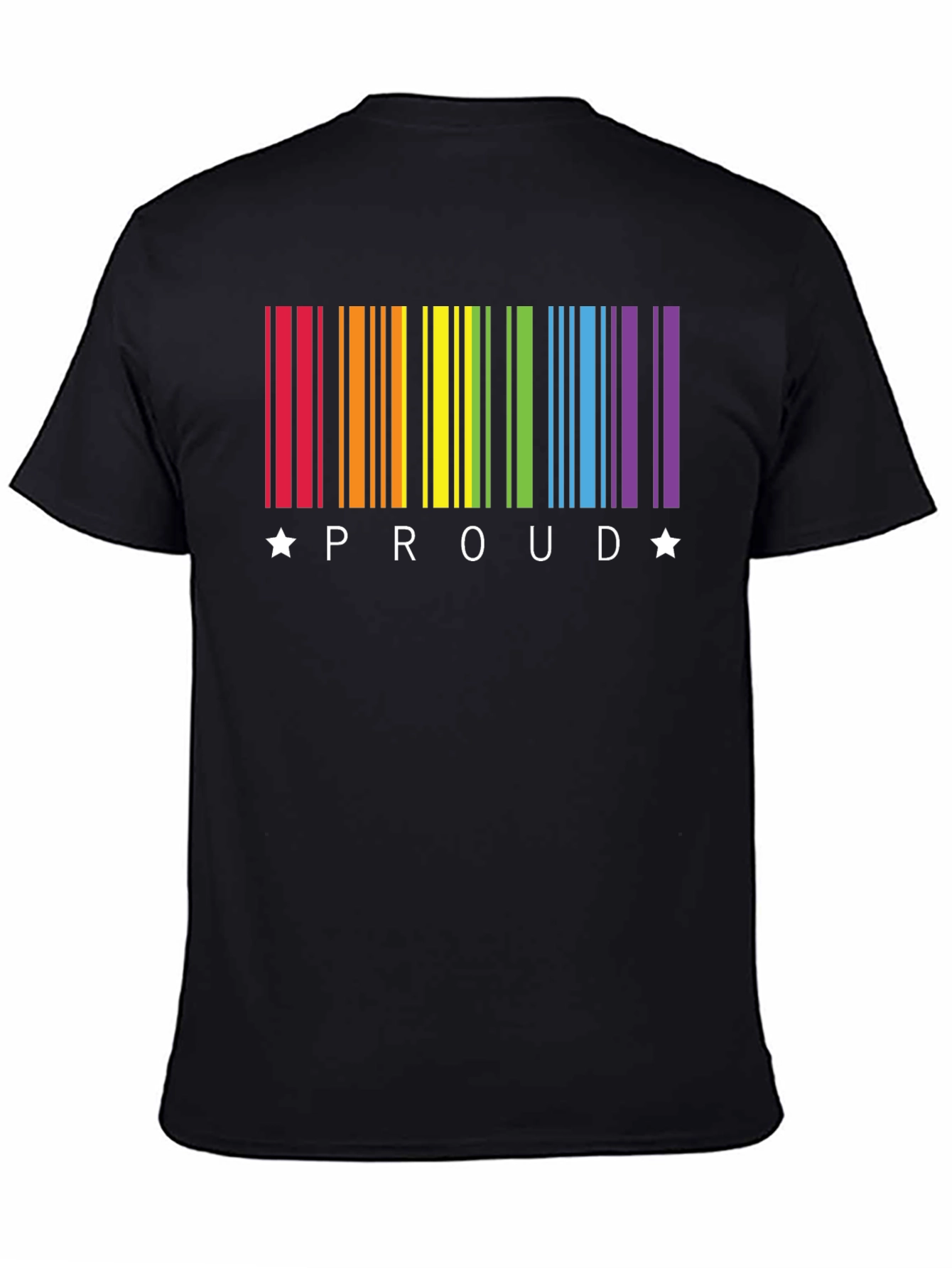 Pride Rainbow Barcode T-Shirt