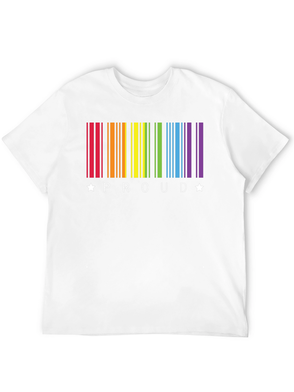 Pride Rainbow Barcode T-Shirt