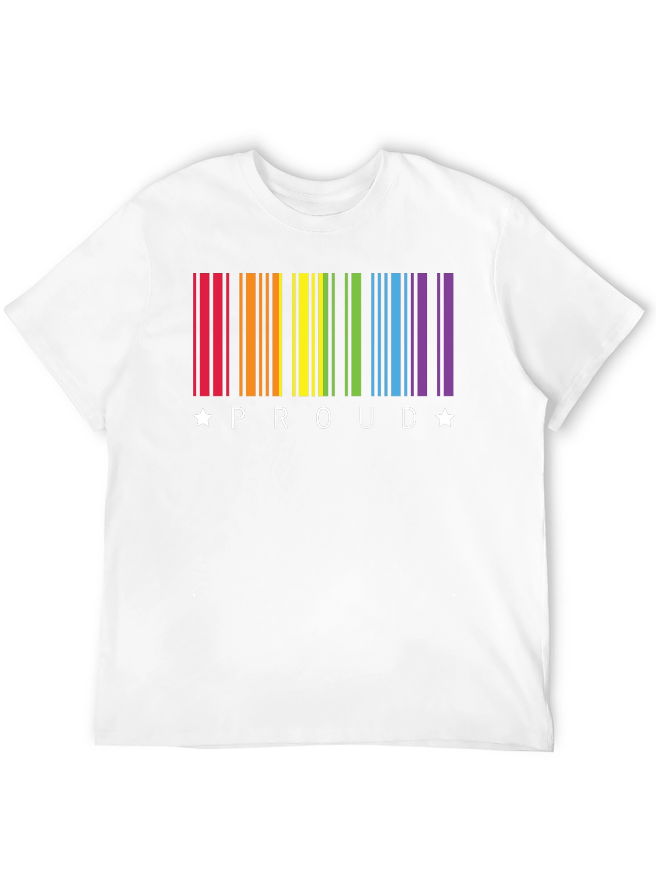 Pride Rainbow Barcode T-Shirt
