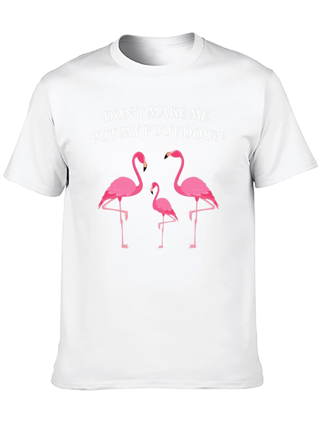 Funny Flamingo Graphic Tee - Dont Make Me T-Shirt