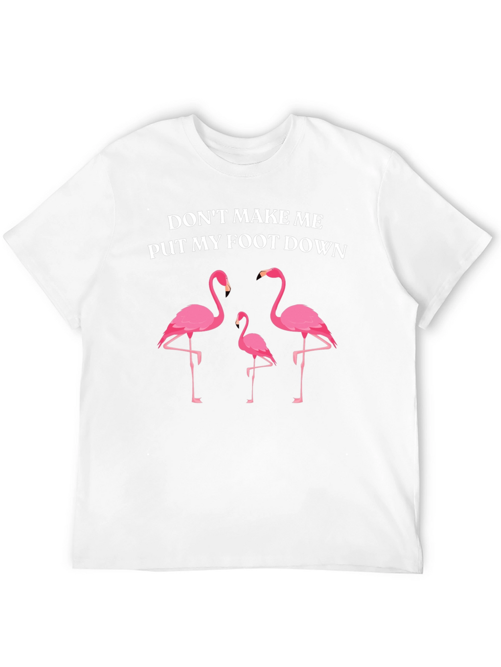 Funny Flamingo Graphic Tee - Dont Make Me T-Shirt
